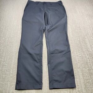 Bluffworks Ascender Pants Men 32x30 Gray Tailored Slim Fit Performance Chino